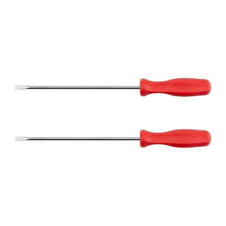 Tekton Long 1/4 Inch Slotted Hard Handle Screwdriver DSE34250